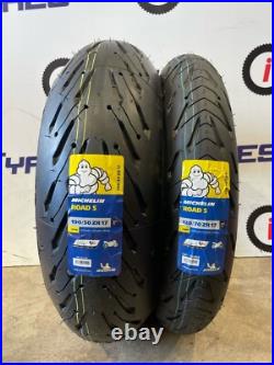 120 70 17 & 190 50 17 Michelin Road 5 Tl 2ct Motorcycle Tyres Matched Pair