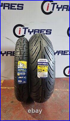 120 70 17 190 55 17 Michelin Road 4 Tl Motorcycle Motorbike Matched Pair Tyres