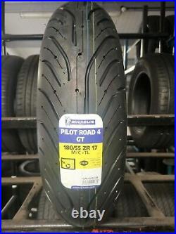 120/70zr17 & 180/55zr17 Michelin Pilot Road 4 Gt Motorcycle Tyres Matched Pair