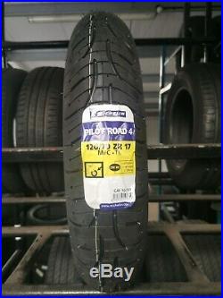 120/70zr17 & 180/55zr17 Michelin Pilot Road 4 Tl Motorcycle Tyres Matched Pair
