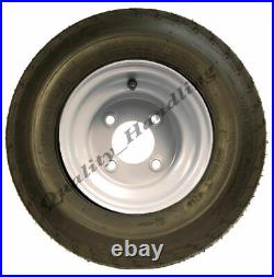 16.5x6.50-8 trailer tyre 100 PCD rim 6ply high speed road legal mower set of 2