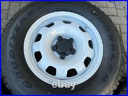 18 DEFENDER 2022 L663 5093 steel genuine wheels goodyear AT off road tyres x5