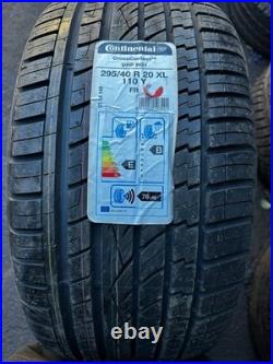 1X 295-40-20 110Y Continental CrossContact UHP R01 Extra Load, New, DOT 2014