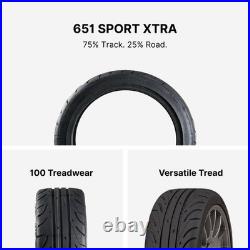 1X Accelera 651 Sport XTRA 235 40 R18 91W Road Legal Track Day Tyre