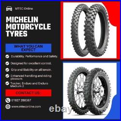 1x 120/90-18 65R TT Michelin Tracker Road Enduro Rear Tyre Road Legal