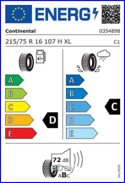 1x Continental 215 75 16 107H 4x4 Contact tyre