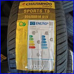 205/55r16 91VR 205 55 16 Charmhoo B Grip Wet Rated Roads Tyres x2 2055516 C Fuel