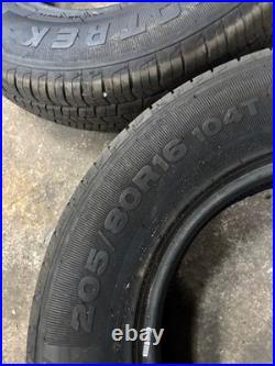205 r16 Infinity Rotrek road tyres X2 Land Rover Discovery Range Rover