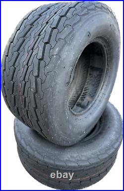 20.5x8.00-10 Trailer Tyres 4ply Road Legal 77M 412kg Load 205/65-10 (Set of 2)