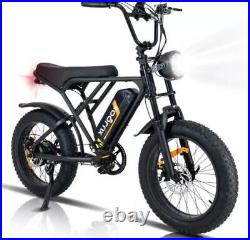 20 Electric Bike 5OOW 48V 15Ah Mountain Bike 4.0 Fat Tyre Off road E-bike Adult