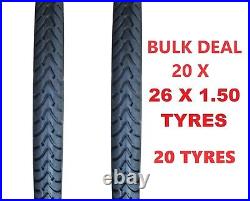 20 X 26 x 1.50 Super Fast Rolling MTB ROAD tyres, BULK DEAL 20 TYRES