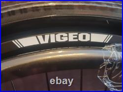 22 Vigeo Off Road Wheelchair Wheels with CST Jet Tyres & 105mm Axle Pins 1 Pair