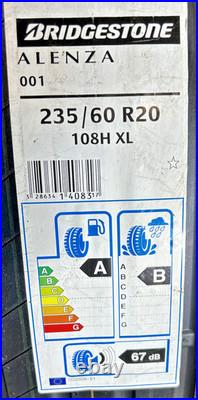 235 60 20 108H Bridgestone Alenza 001 Enliten XL (A/B) Brand New