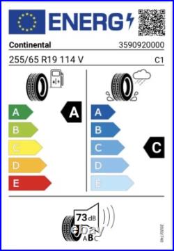 255/65R19 114V Continental Crosscontact RX New Tyres Landrover 255/65R19 114V Continental Crosscontact RX New Tyres Landrover