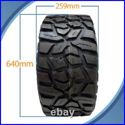 25x10.00-12 & 25x8.00-12 ATV Tyres 8ply WL03 OBOR Antelope Road Legal (Set of 4)