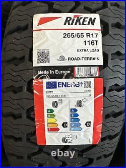 265/65/17 116T M+S Extra Load Riken Road-Terrain Brand New All Terrain X 1