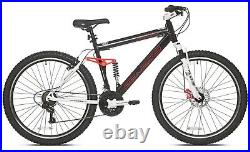 27.5 Genesis V2100 Mountain Pro Bike Off Road Tires 21-Speed Bicycle, 5'6+