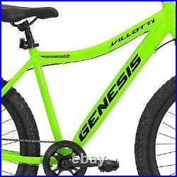 27.5 Genesis Villotti Mountain Pro Bike Off Road Trail Tires 8-Speed Bicycle
