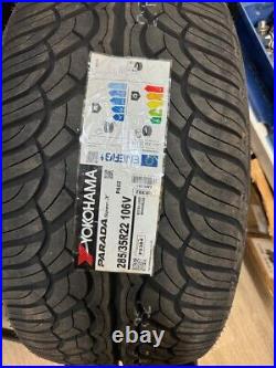 285 35 22 106V XL Yokohama Parada Spec X Tyre Only x1 New 2024 Year
