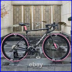 2PCS Road Bicycle Tires Puncture Resistant Athletic Pink Tire 700 X 25C INNOVA