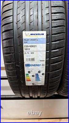 2X235/45R21 101Y XL MO Michelin Pilot Sport 4 SUV Tyre Dot 2021 &