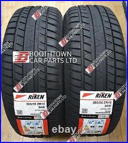 2X New 205 55 16 RIKEN ROAD PERF 94W XL 2055516 20555R16 C/C RATED MICHELIN MADE