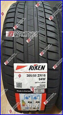 2X New 205 55 16 RIKEN ROAD PERF 94W XL 2055516 20555R16 C/C RATED MICHELIN MADE