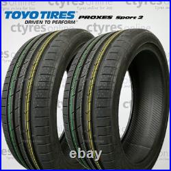 2X New 245 40 17 Toyo Proxes Sport 2 95Y XL Car 245/40R17 (2 TYRES)
