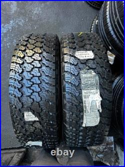 2X P255-75-17 113T Goodyear Wrangler M+S, Brand New, DOT 2007-2011