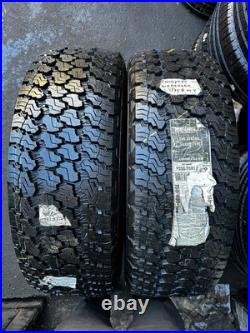 2X P255-75-17 113T Goodyear Wrangler M+S, Brand New, DOT 2007-2011