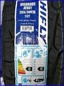 2 2657016 All Terrain AT A/T On Off Road 265/70r16 Tyres SUV Jeep Pick Up 4x4