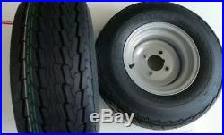 2 X Trailer Wheels And Tyres 20.5 X 8.0-10 Atv On Road / Off Road 4 Pcd, 4 Ply