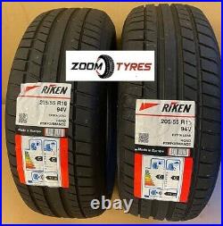2 X Tyres Riken 205 60 16 XL 96v Made By Michelin Tyres Road Performance 2056016