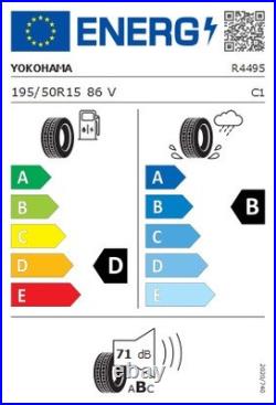 2 x 195 50 R15 86V 1955015 YOKOHAMA Track Race Road Advan A052 Tyres