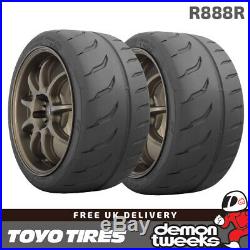 2 x 205/40/17 84W Toyo R888R Road Legal RaceRacingTrack Day Tyres 2054017