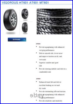 2 x 2157016 Hifly HT601 M+S Mud Snow Tyres 4x4 SUV Car All-Weather 215/70r16 x2