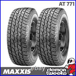 2 x 255 60 R18 112H XL Maxxis Bravo Series AT771 All Terrain Road Off Road Tyres