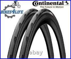 2 x Continental GP5000 Clincher Folding Road Tyres In Black 700 x 25c
