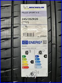 2 x NEW 245 35 20 95Y XL TL Michelin Pilot Sport 4S