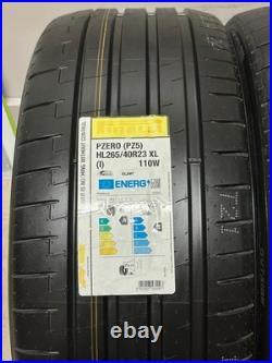 2 x NEW 265 40 23 110W XL Pirelli Pzero PZ5 ELECT Seal Inside Tyres