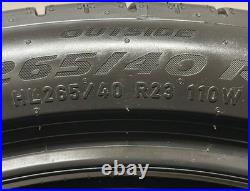 2 x NEW 265 40 23 110W XL Pirelli Pzero PZ5 ELECT Seal Inside Tyres