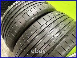 2 x Nearly NEW 285 40 22 110Y XL AO Continental Sport Contact 6 AO Tyres 7.5mm 2 x Nearly NEW 285 40 22 110Y XL AO Continental Sport Contact 6 AO Tyres 7.5mm