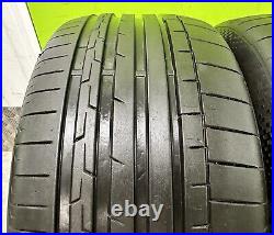 2 x Nearly NEW 285 40 22 110Y XL AO Continental Sport Contact 6 AO Tyres 7.5mm 2 x Nearly NEW 285 40 22 110Y XL AO Continental Sport Contact 6 AO Tyres 7.5mm