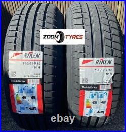 2 x RIKEN 195 65 15 ROAD PERFORMANCE 91H MADE BY MICHELIN TYRES 1956515 NEW