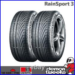 2 x Uniroyal RainSport 3 Performance Road Tyres 185 55 14 80H