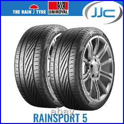 2 x Uniroyal RainSport 5 195/55/15 85H Performance Wet Weather Road Tyres