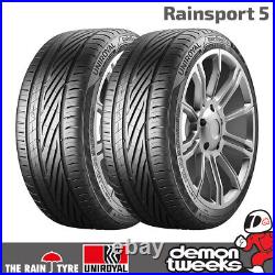 2 x Uniroyal RainSport 5 Performance Rain Road Tyres 185 55 15 82H
