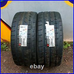 2 x Yokohama Advan A052 Road legal Semi Slick tyres 285/35r20 104Y