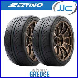 2 x Zestino Gredge 07R Medium Semi Slick Road Legal Track Day Tyres 205 45 ZR16