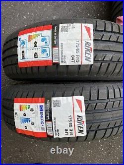 2x 175/65 R15 RIKEN 84T ROAD PERFORMANCE (MADE BY MICHELIN) Brand New